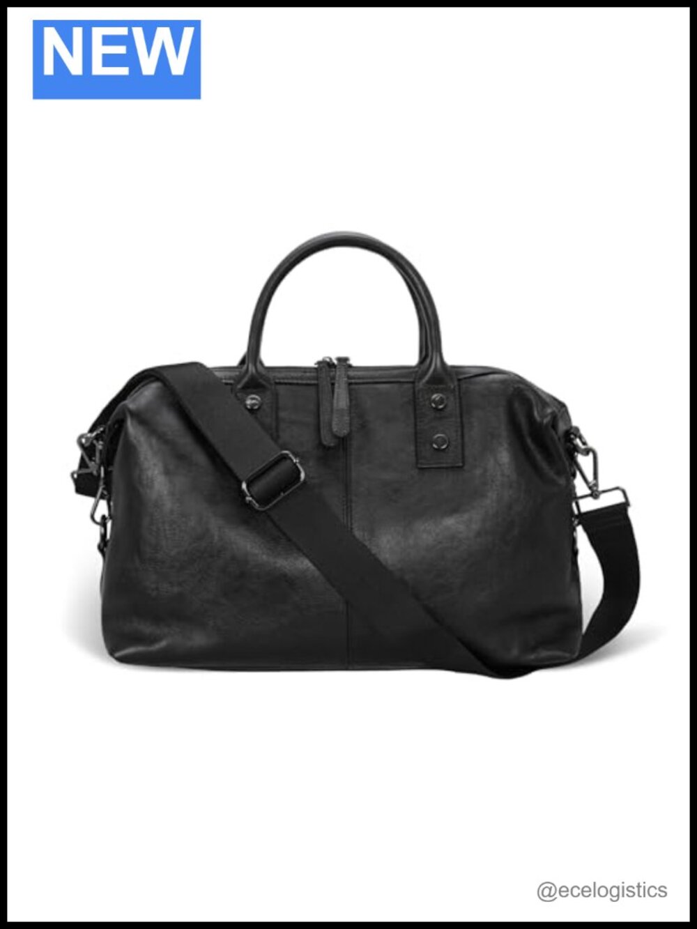 Women's Genuine Leather Satchel Handbag with Adjustable Wide Shoulder Strap